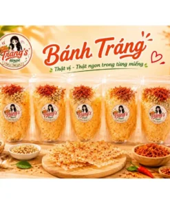 Combo 5 bịch Bánh Tráng Muối Tỏi Bò Cay