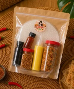 Set bánh tráng phơi sương cuộn bơ